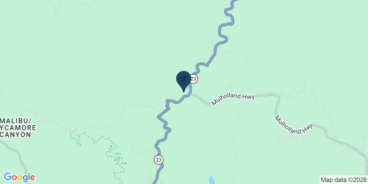 Map showing Malibu, Los Angeles County, CA