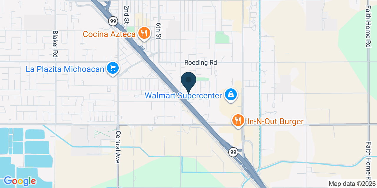 Map showing Stanislaus County, CA