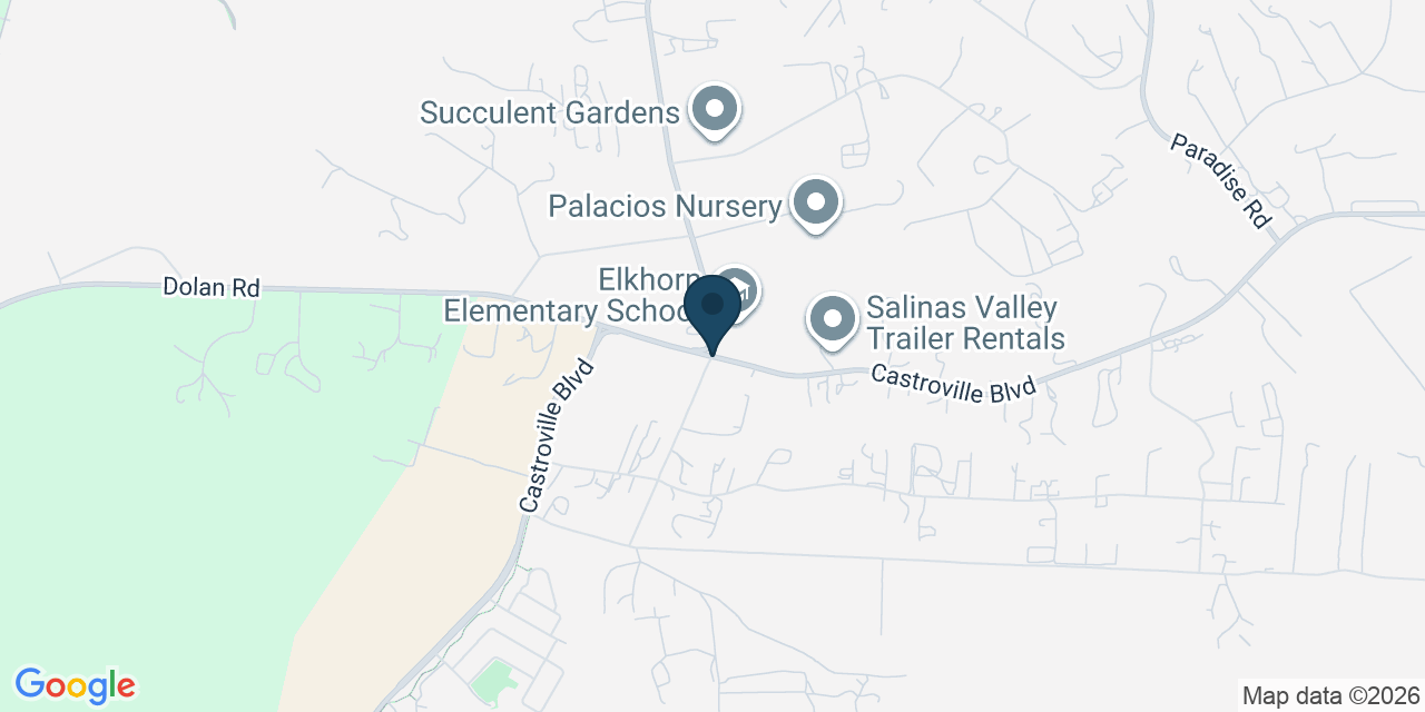 Map showing Elkhorn, Monterey County, CA