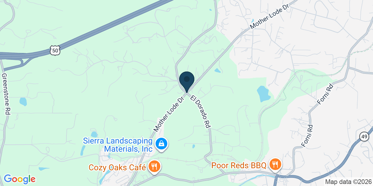 Map showing Diamond Springs, El Dorado County, CA
