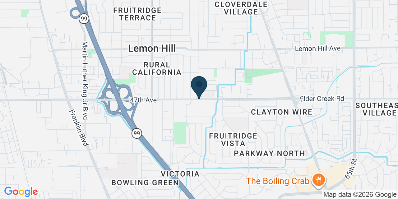 Map showing Lemon Hill, Sacramento County, CA