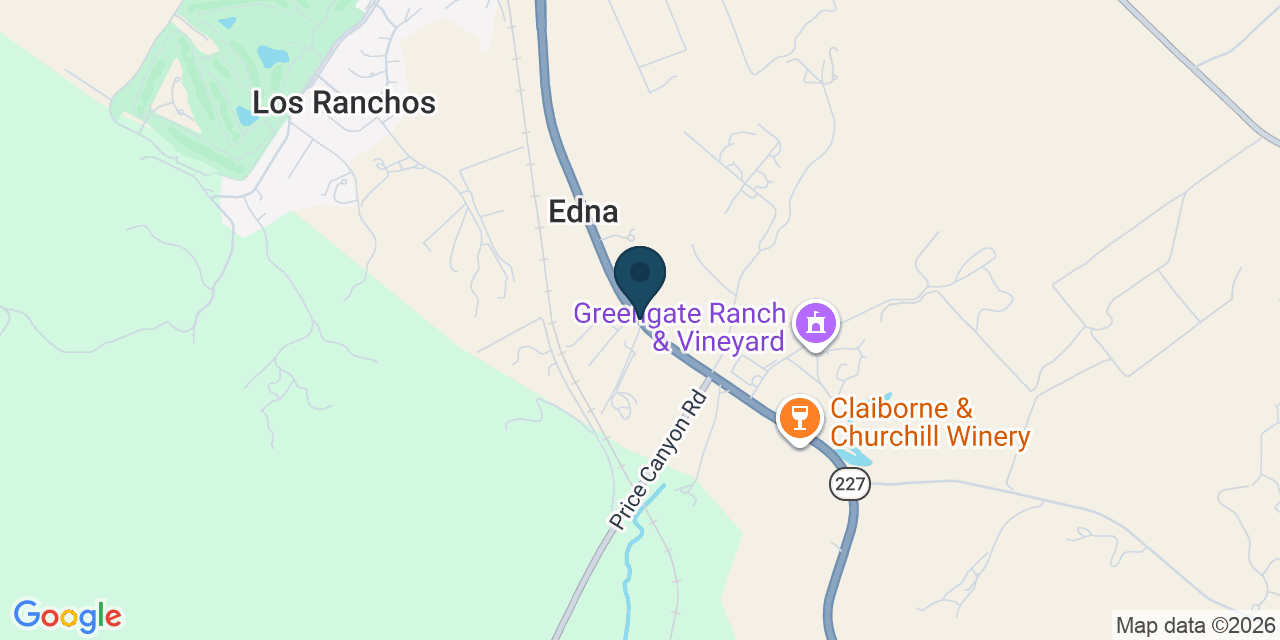 Map showing San Luis Obispo County, CA