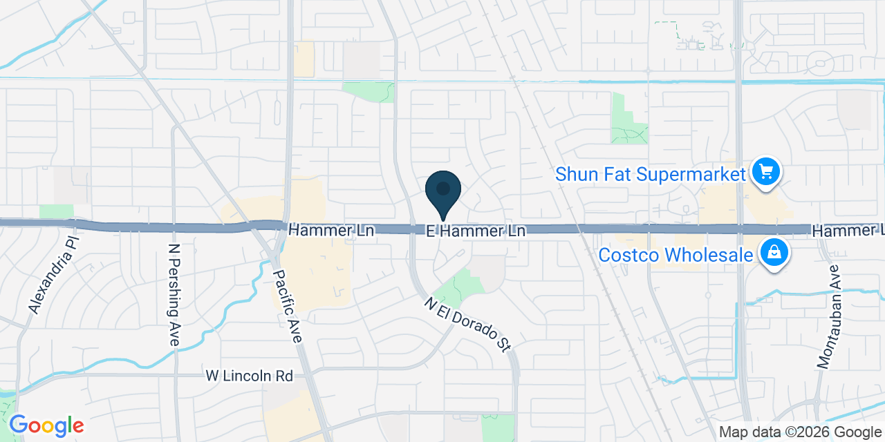 Map showing Stockton, San Joaquin County, CA