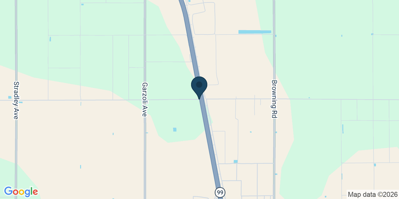 Map showing Kern County, CA
