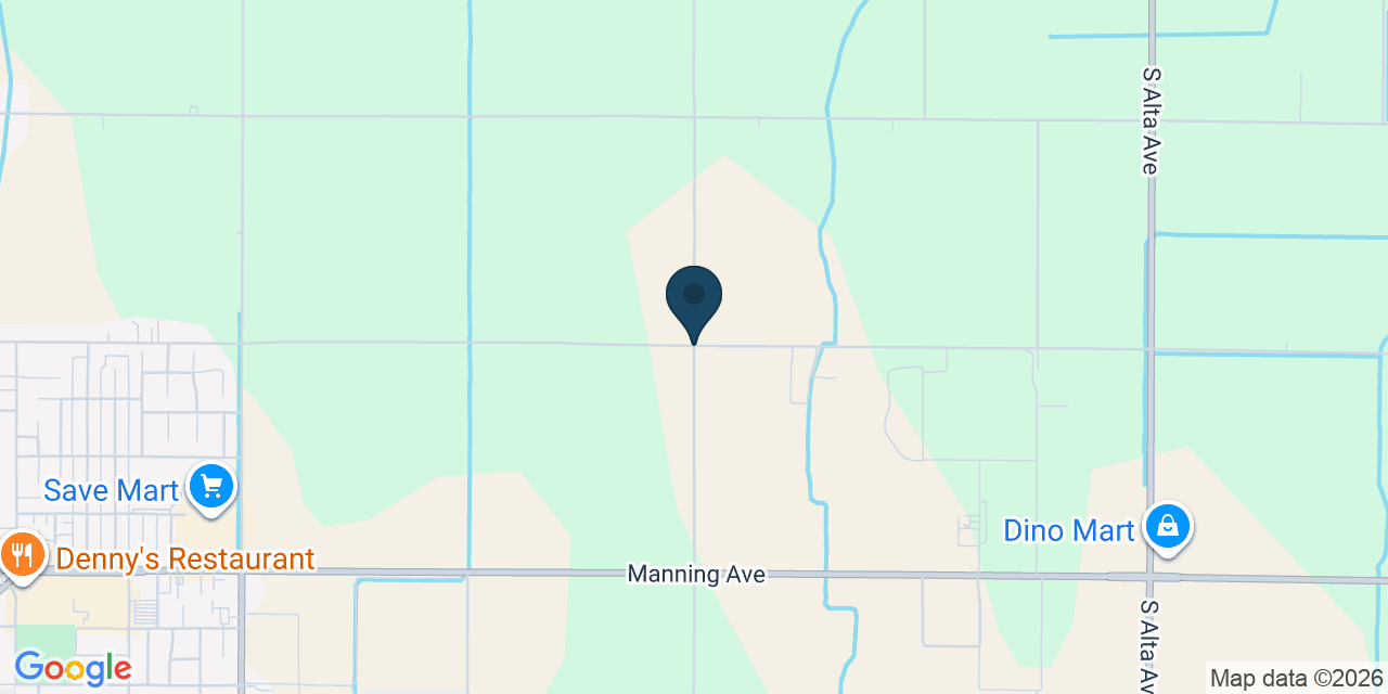 Map showing Fresno County, CA