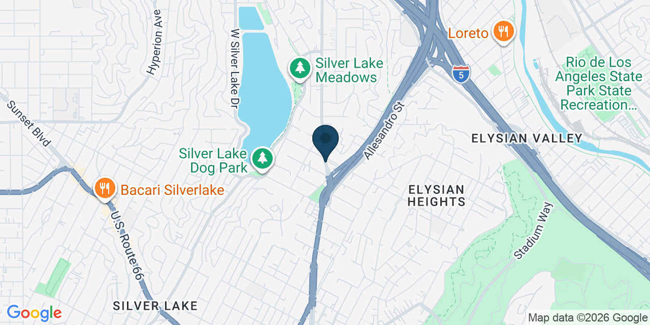 Map showing Los Angeles County, CA