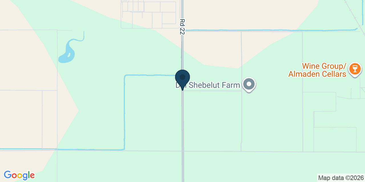 Map showing Madera County, CA