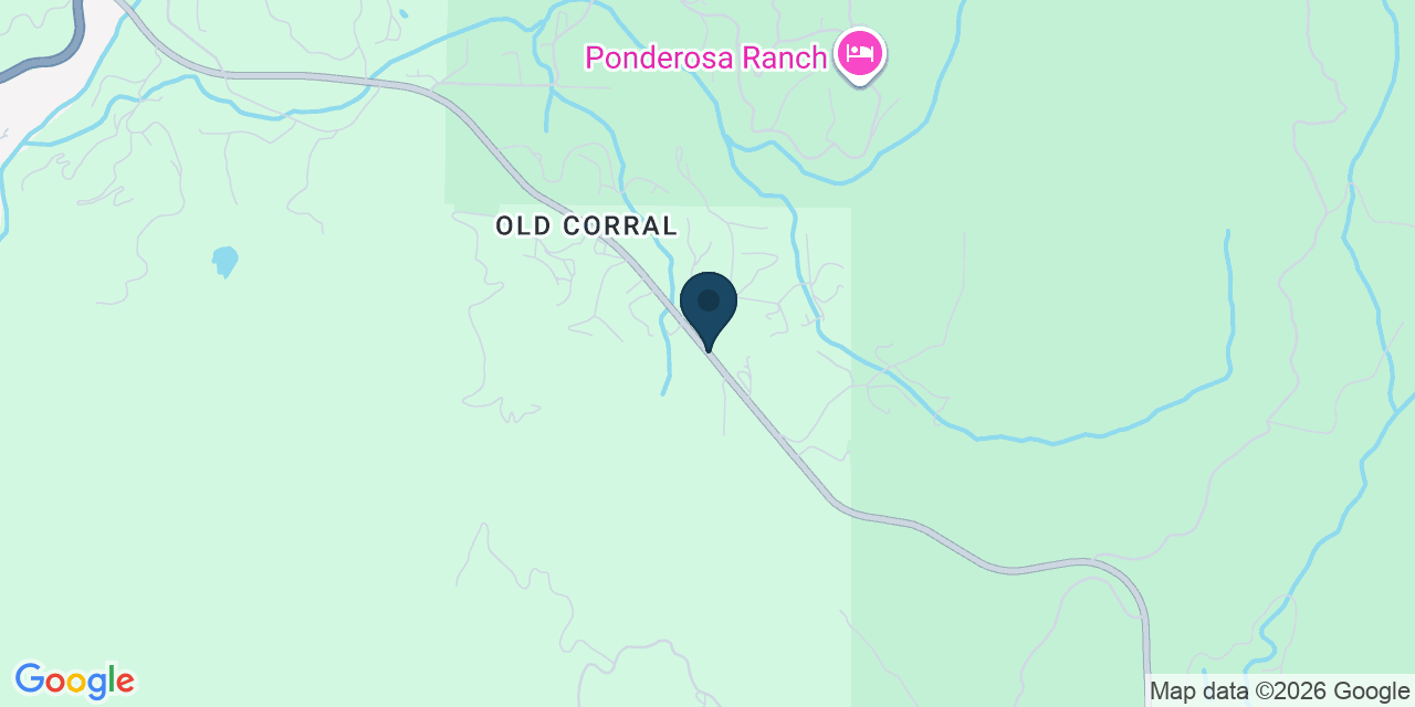 Map showing Oakhurst, Madera County, CA