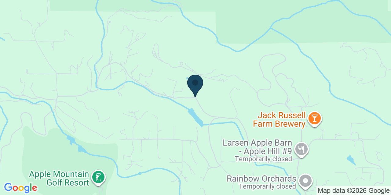 Map showing El Dorado County, CA