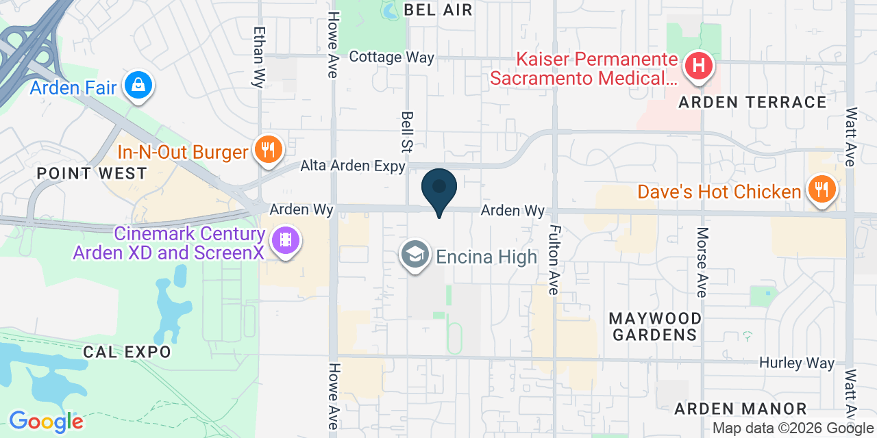 Map showing Sacramento, Sacramento County, CA