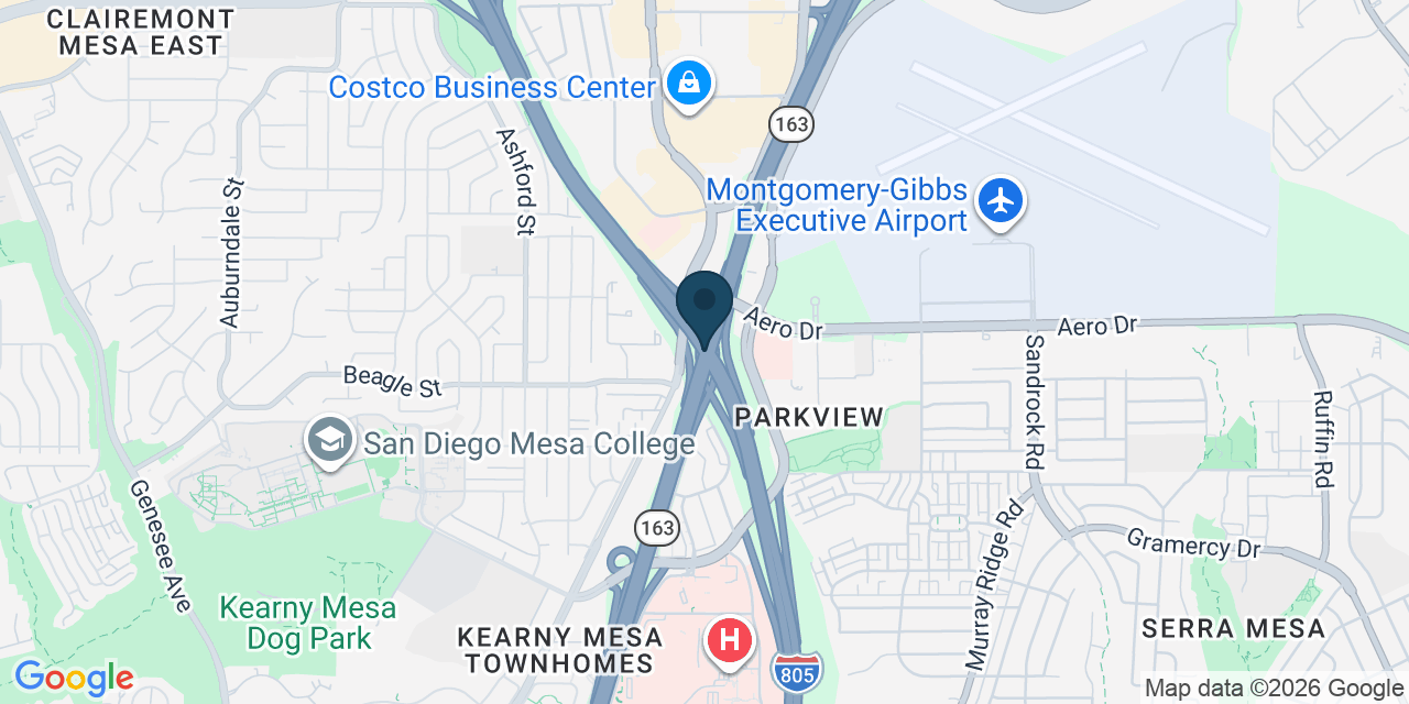 Map showing San Diego, San Diego County, CA