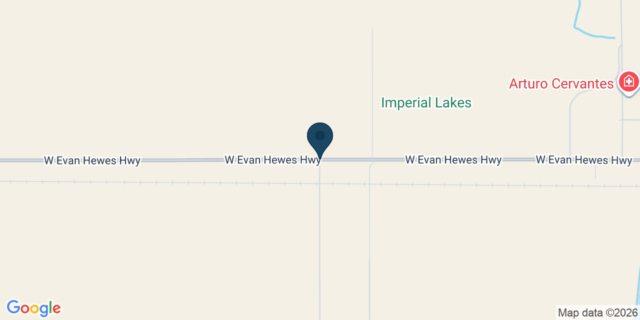 Map showing Imperial County, CA