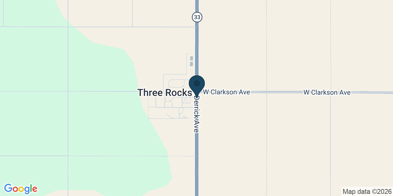 Map showing Fresno County, CA