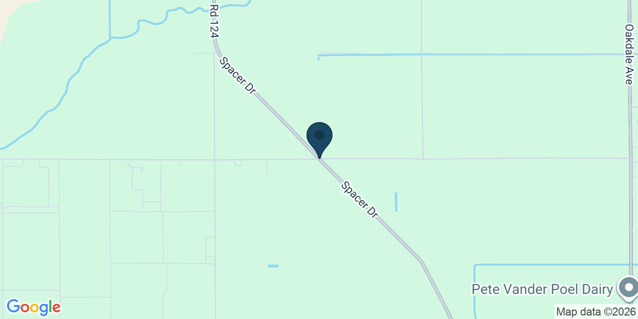 Map showing Tulare County, CA