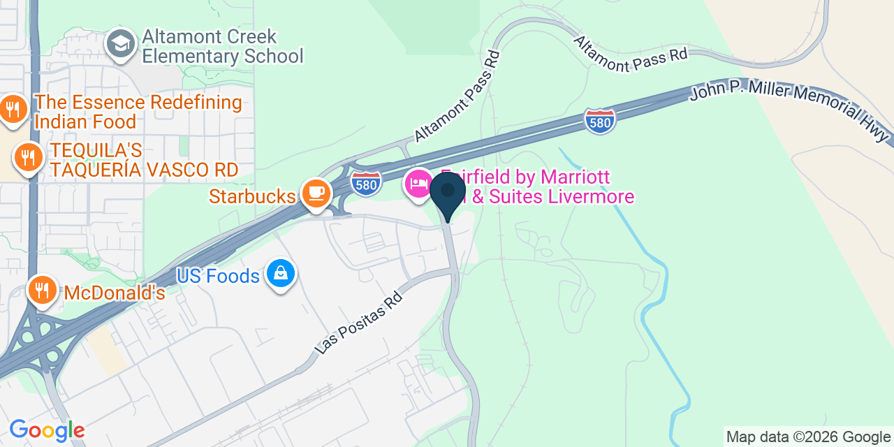 Map showing Livermore, Alameda County, CA