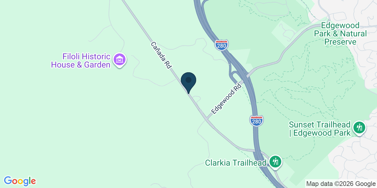 Map showing San Mateo County, CA