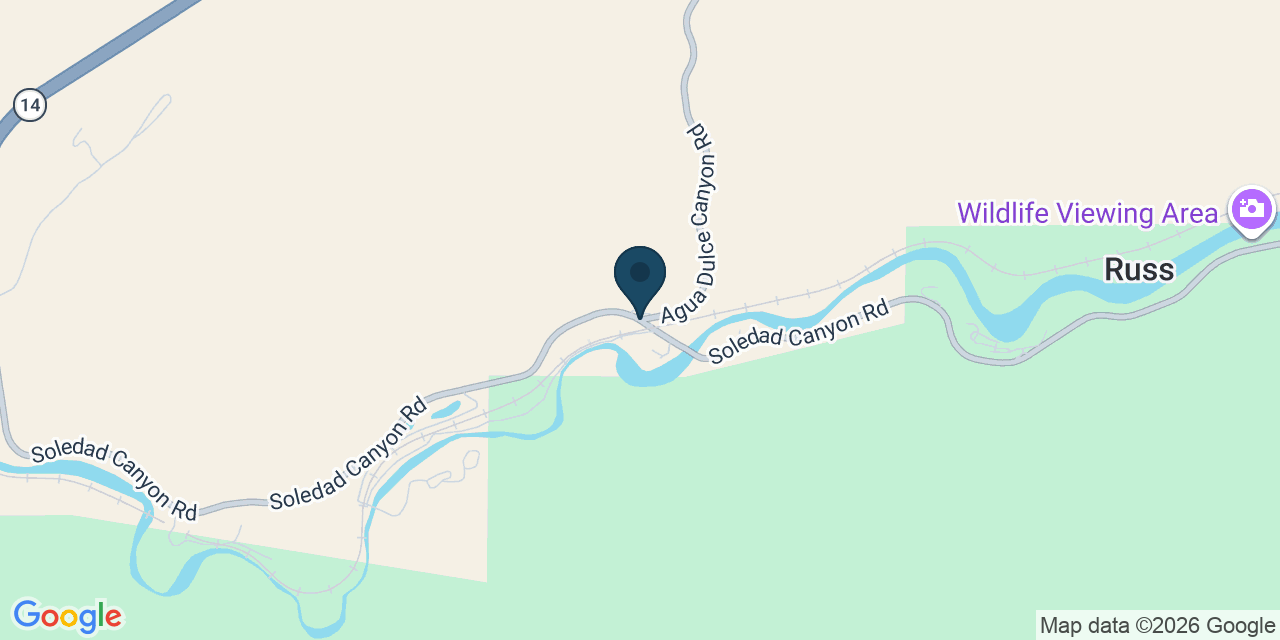 Map showing Los Angeles County, CA
