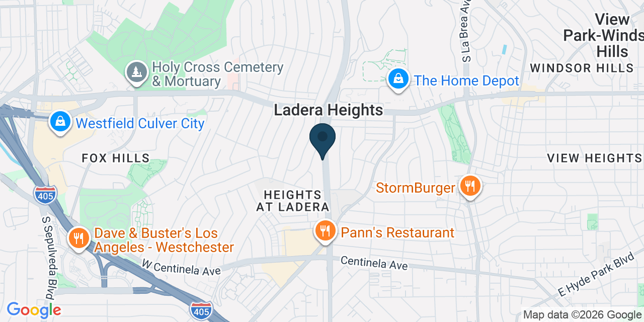 Map showing El Segundo, Los Angeles County, CA