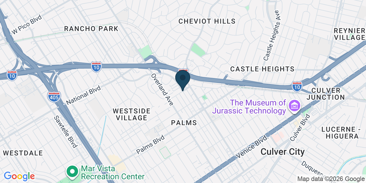 Map showing Los Angeles County, CA
