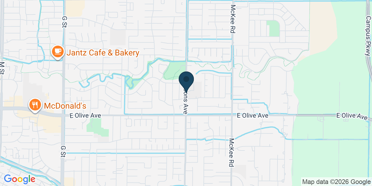 Map showing Merced, Merced County, CA