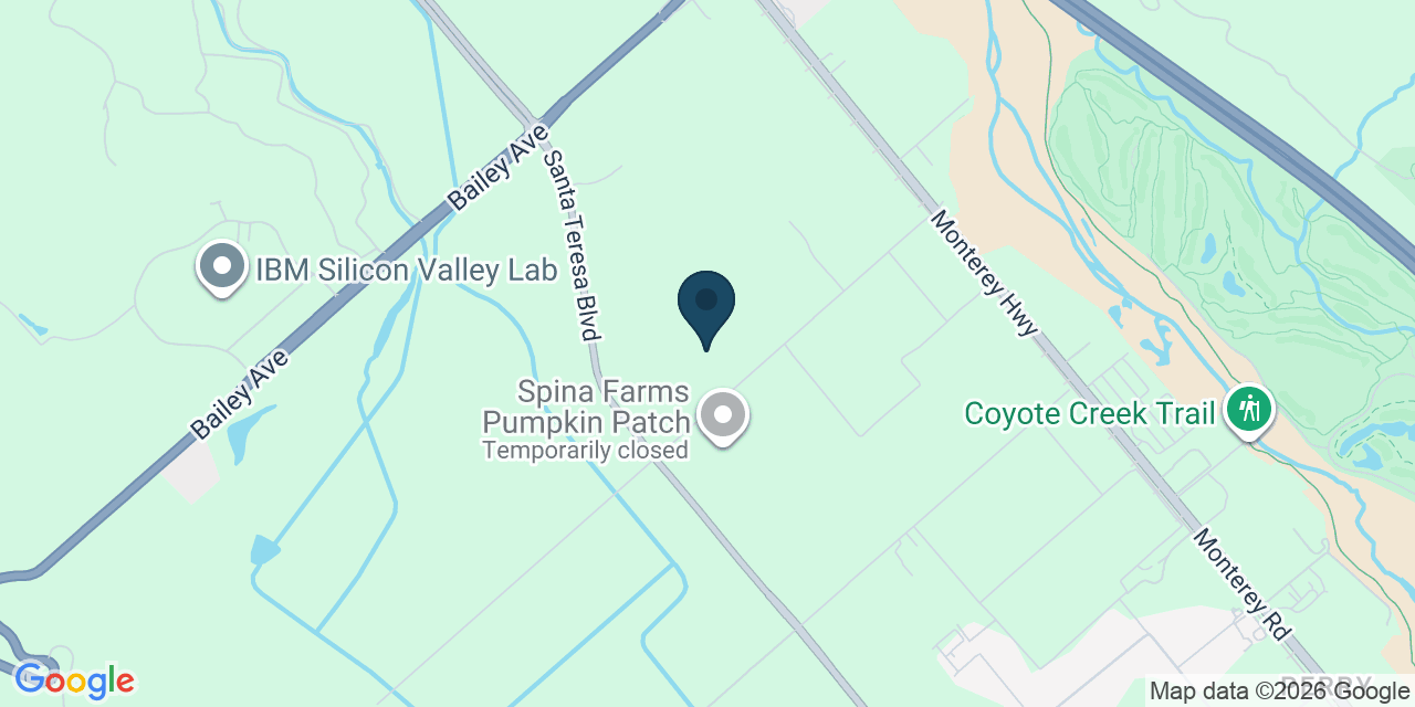 Map showing Morgan Hill, Santa Clara County, CA