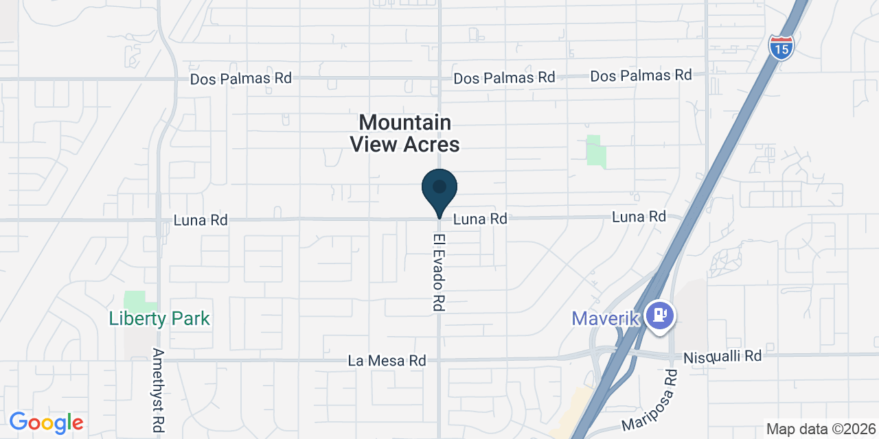 Map showing Victorville, San Bernardino County, CA