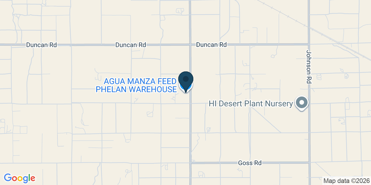 Map showing Phelan, San Bernardino County, CA