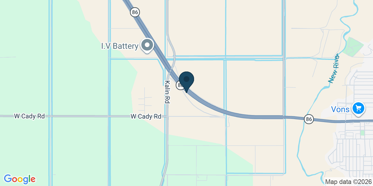 Map showing Brawley, Imperial County, CA