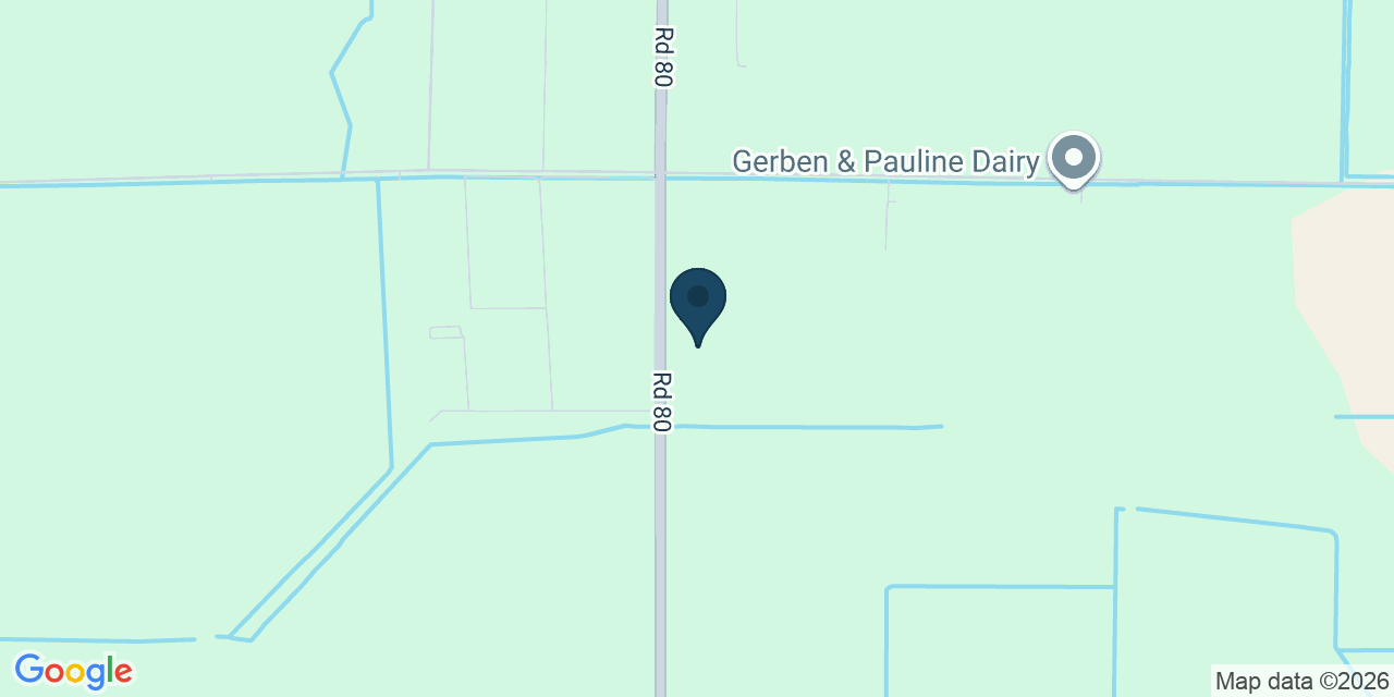 Map showing Dinuba, Tulare County, CA