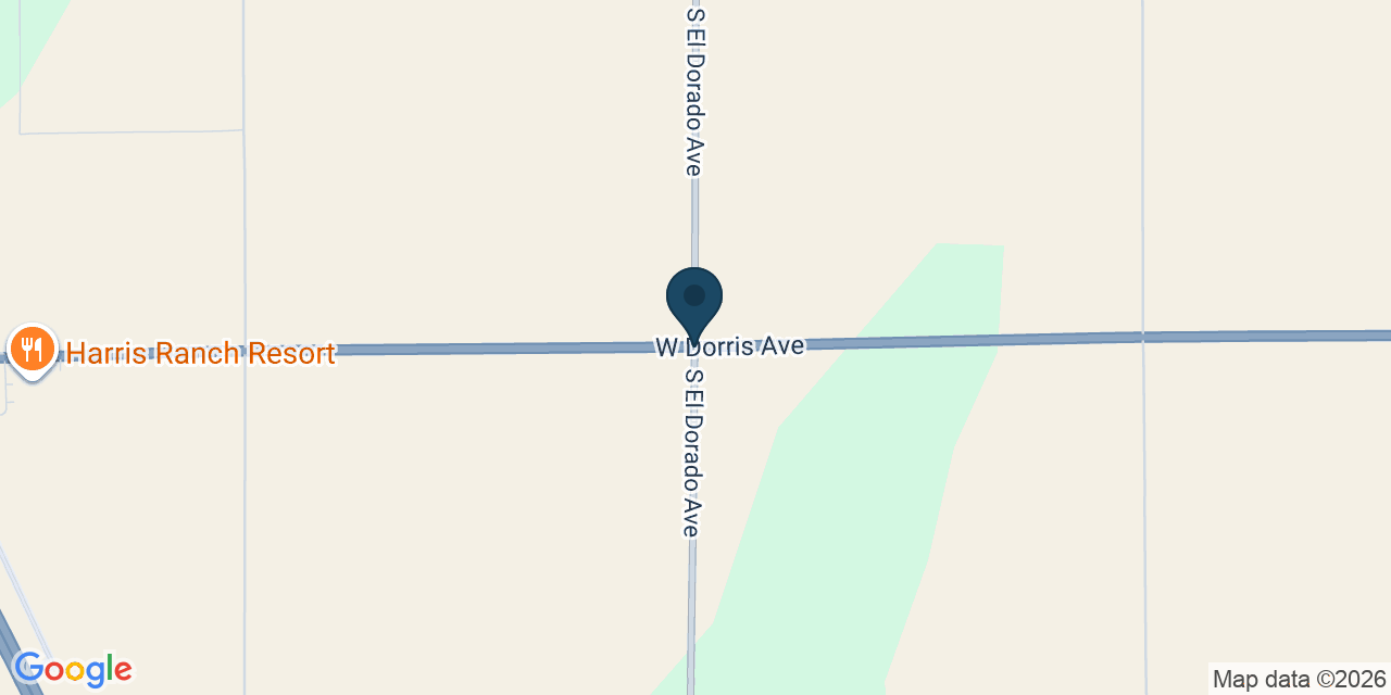 Map showing Fresno County, CA