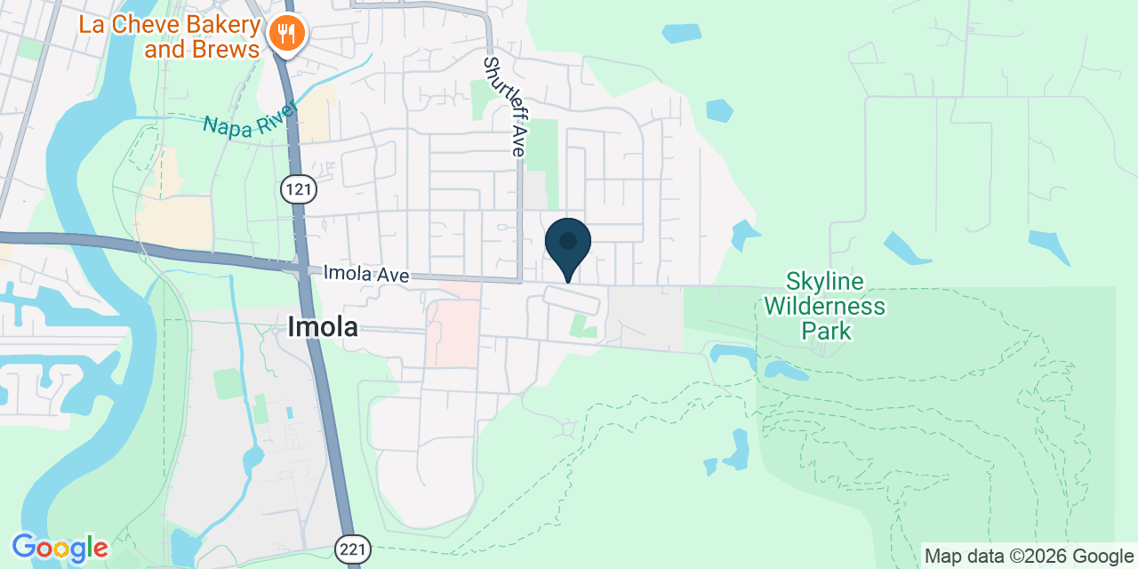 Map showing Napa County, CA