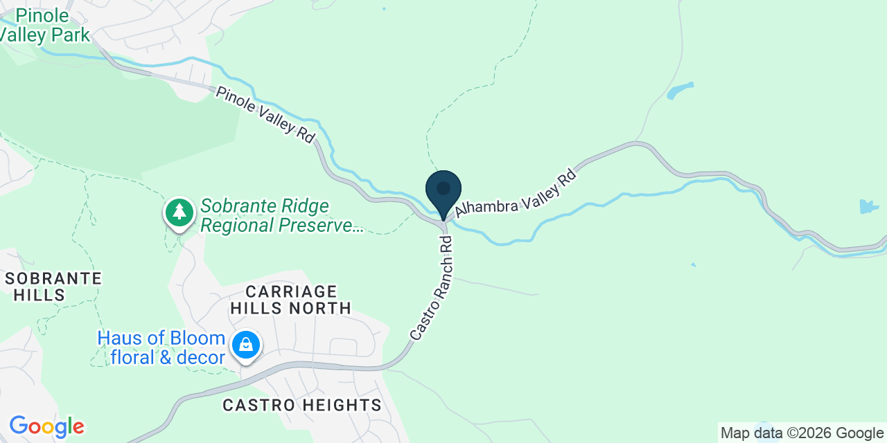 Map showing Contra Costa County, CA
