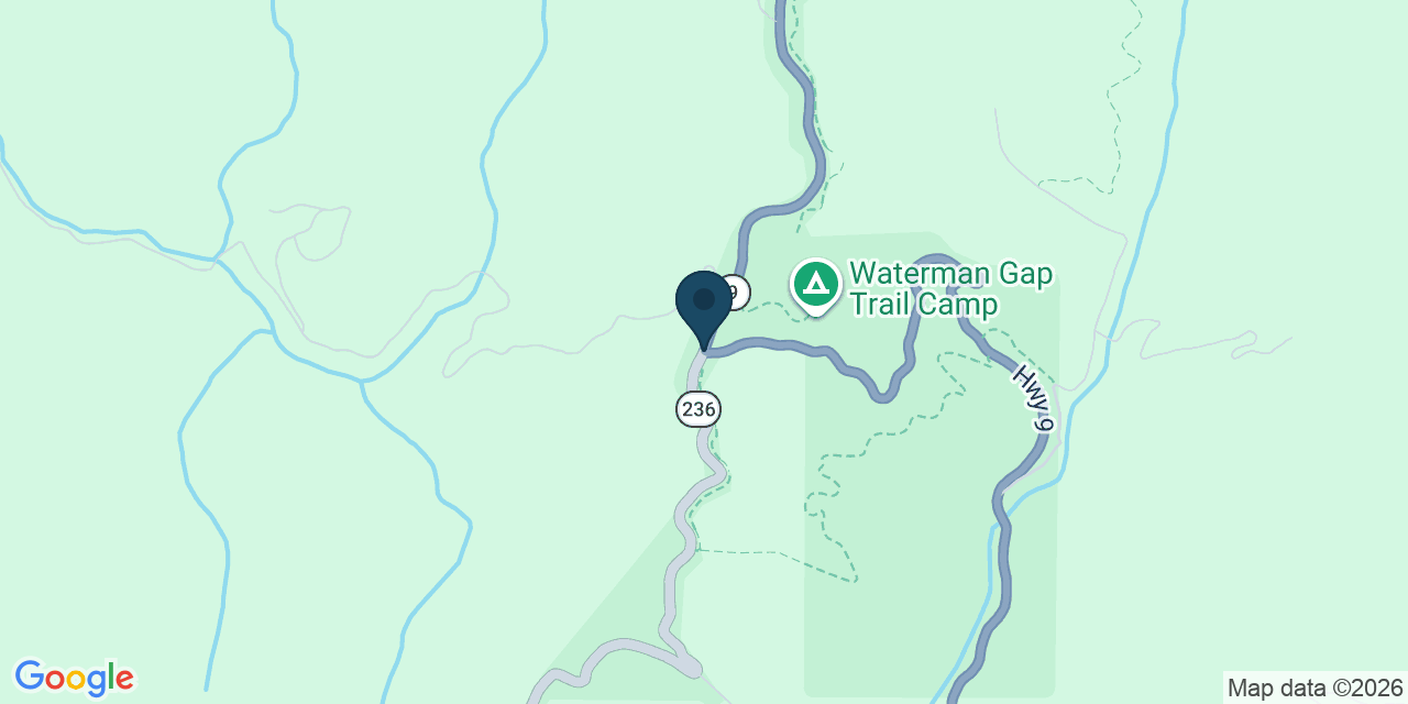 Map showing Boulder Creek, Santa Cruz County, CA