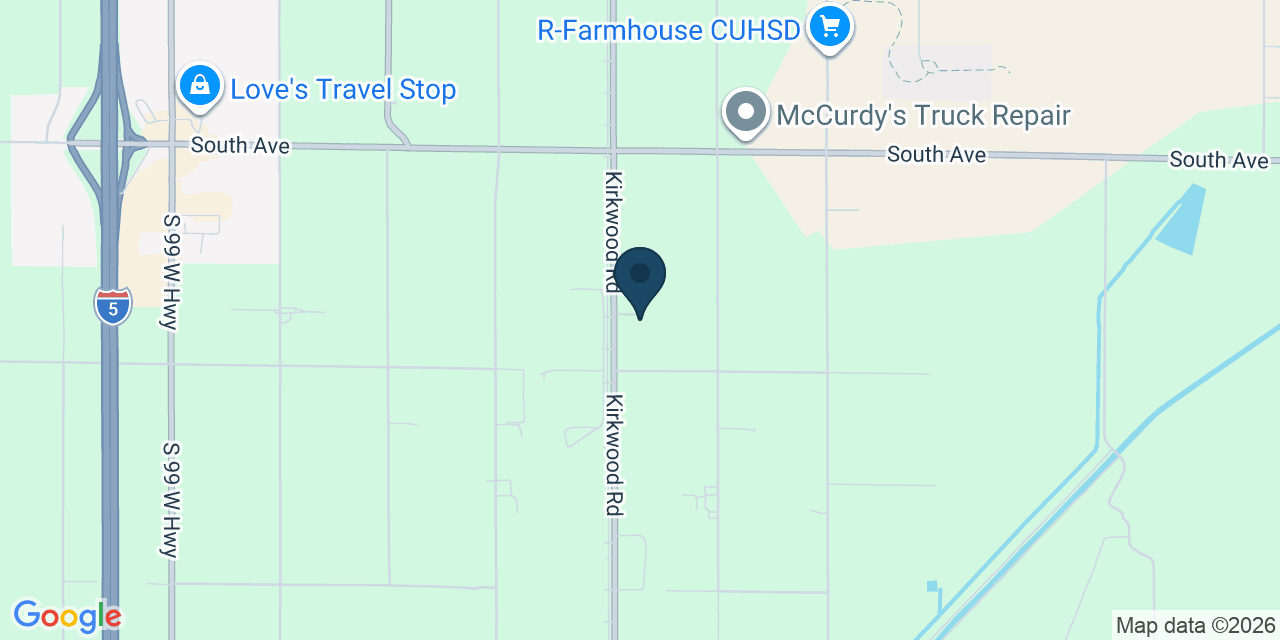 Map showing Corning, Tehama County, CA