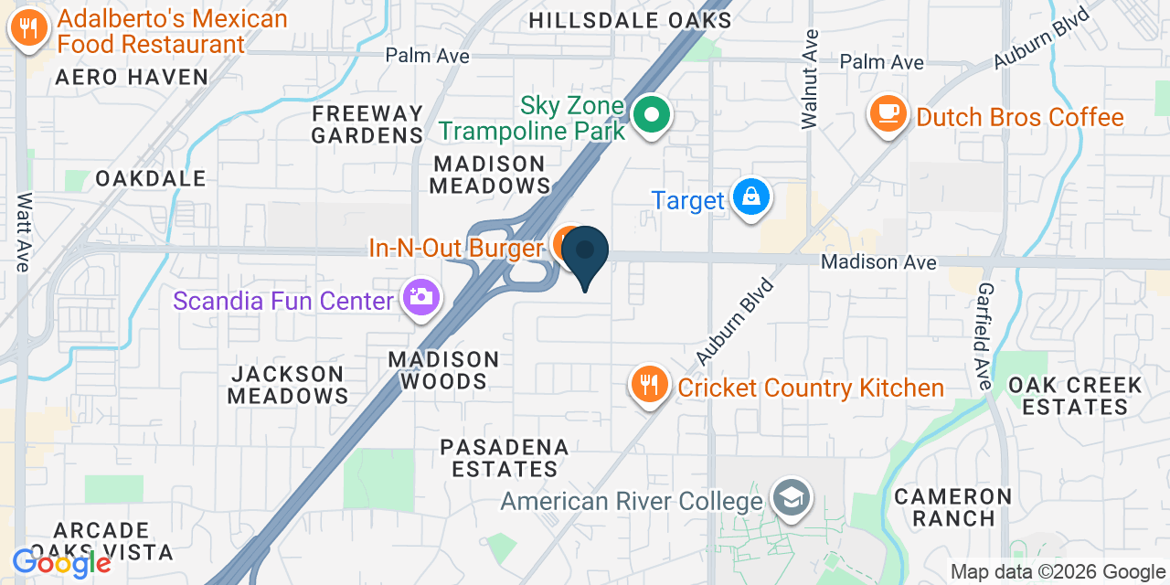 Map showing Sacramento, Sacramento County, CA