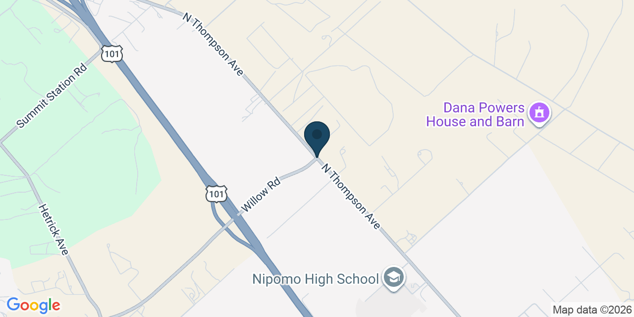 Map showing Nipomo, San Luis Obispo County, CA
