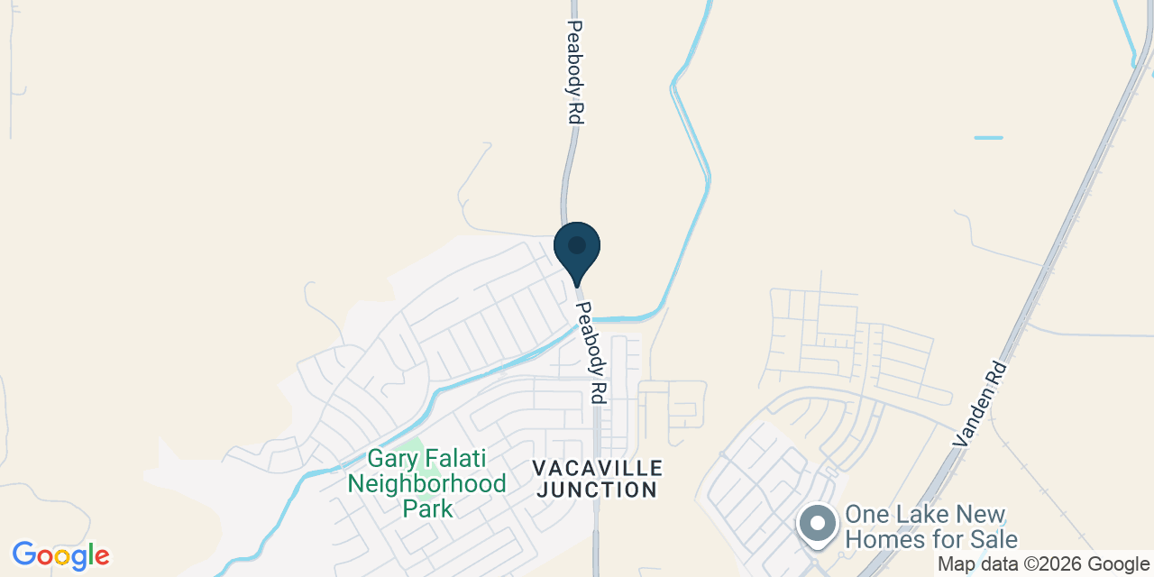 Map showing Fairfield, Solano County, CA