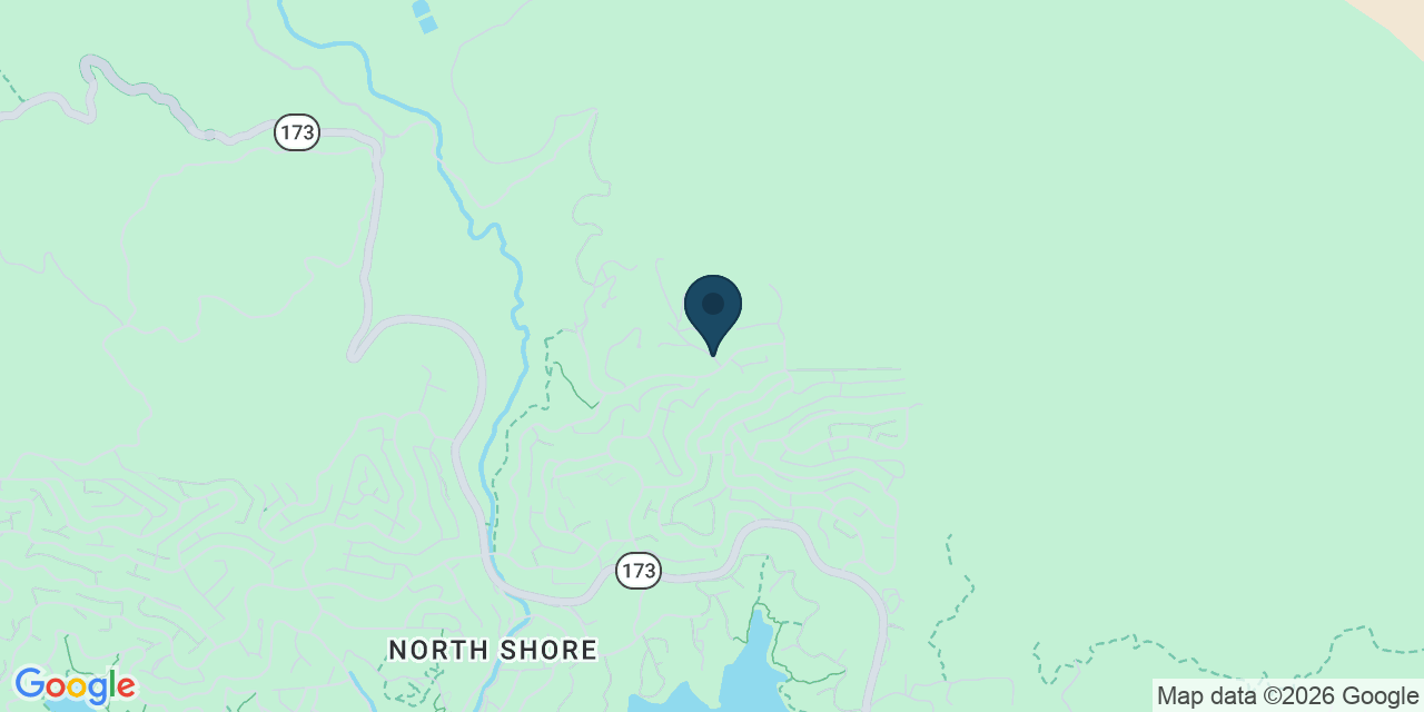 Map showing Lake Arrowhead, San Bernardino County, CA