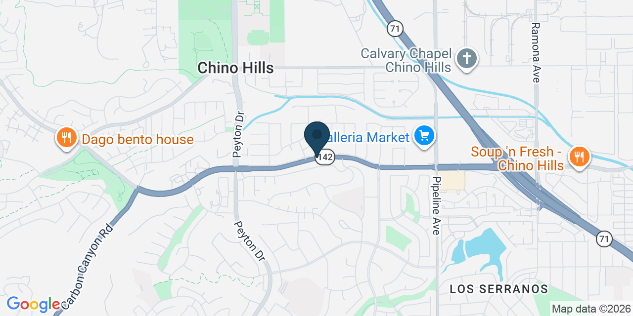 Map showing California