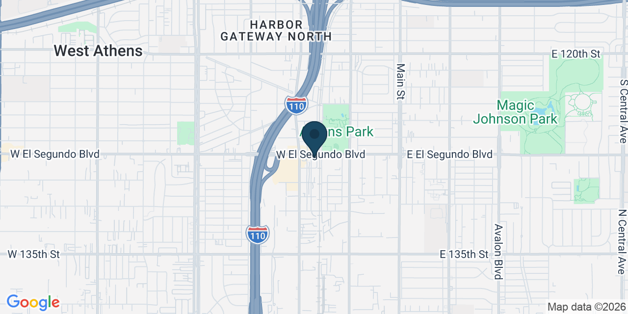 Map showing Los Angeles, Los Angeles County, CA