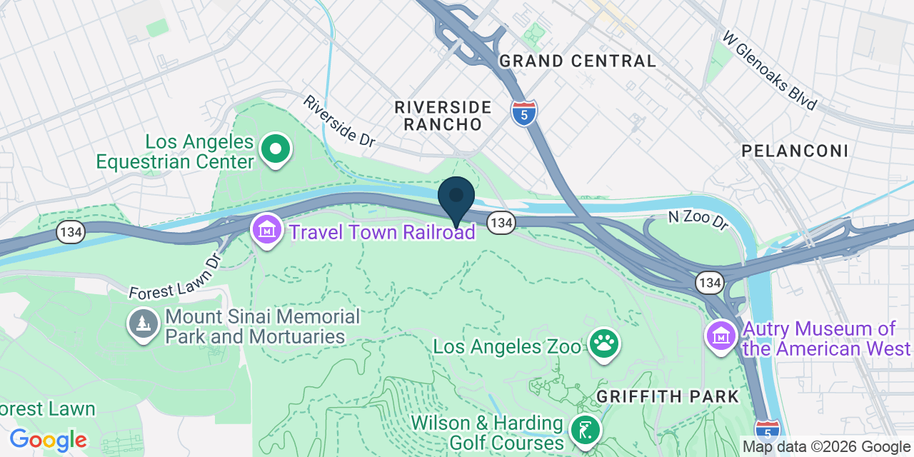 Map showing Los Angeles, Los Angeles County, CA