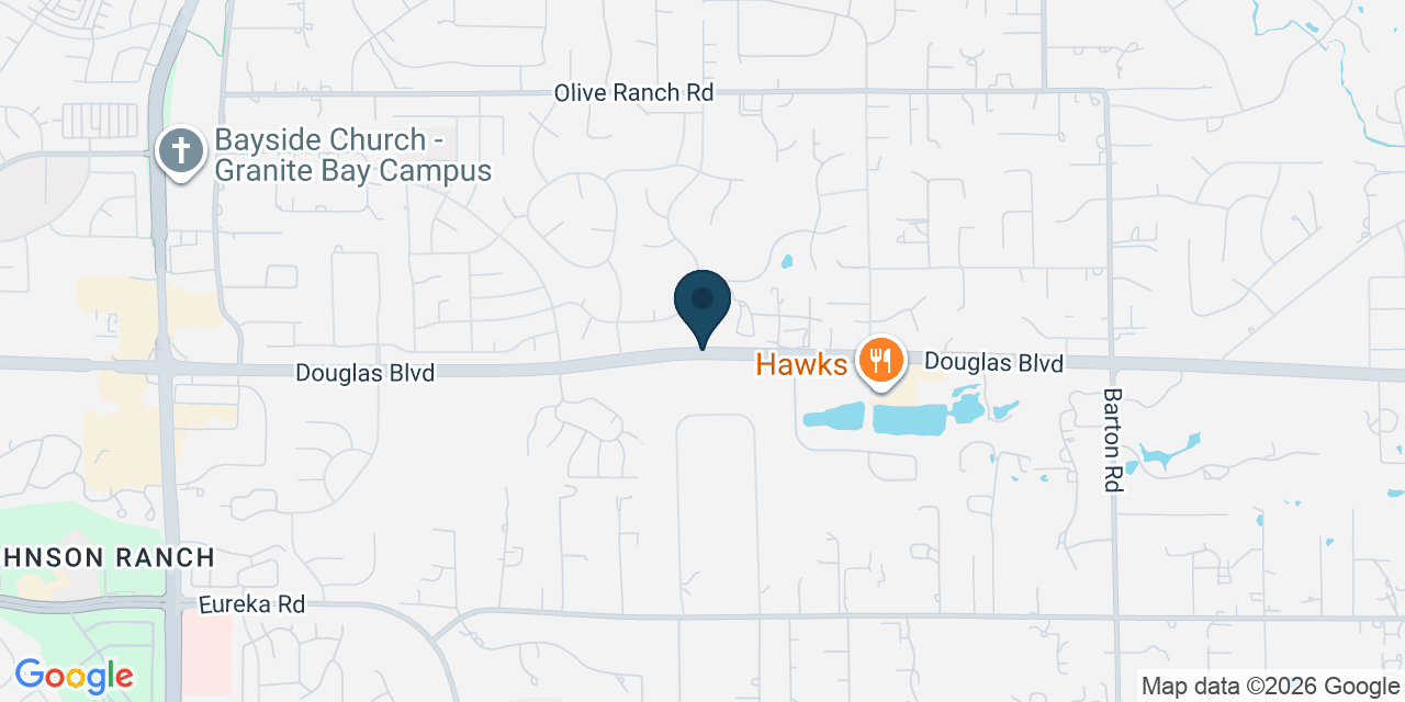 Map showing Granite Bay, Placer County, CA