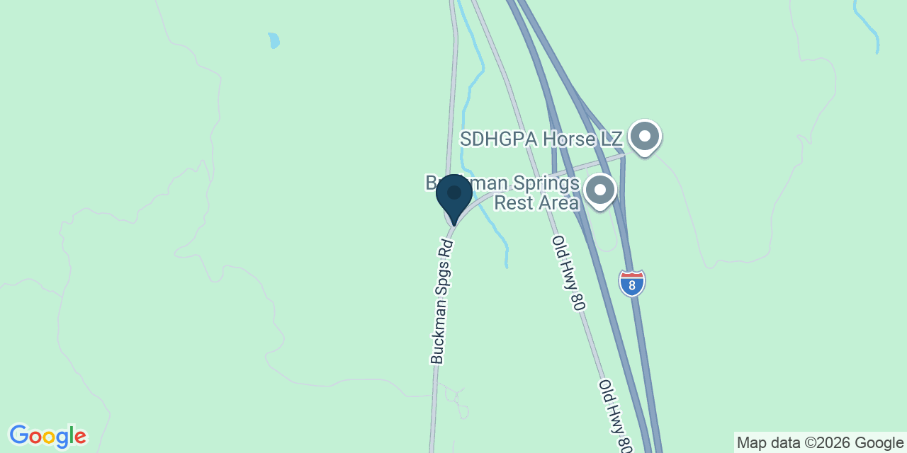 Map showing San Diego County, CA