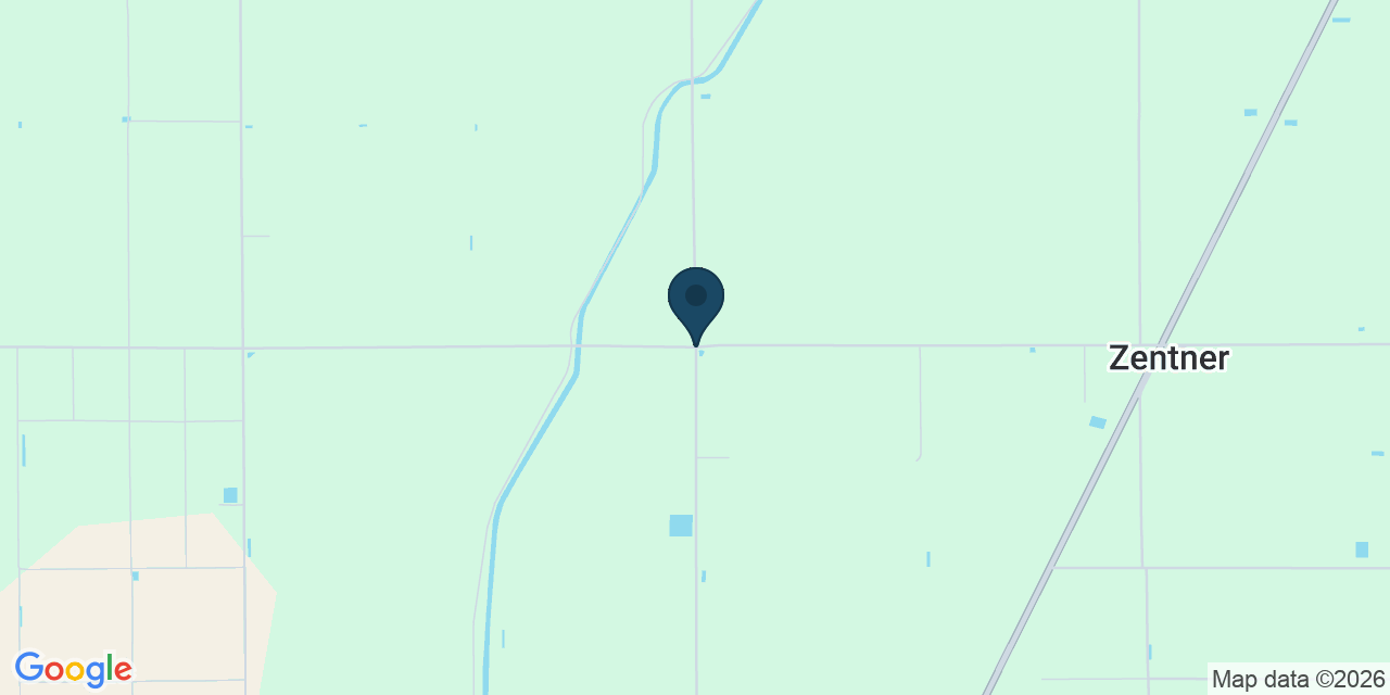 Map showing Kern County, CA