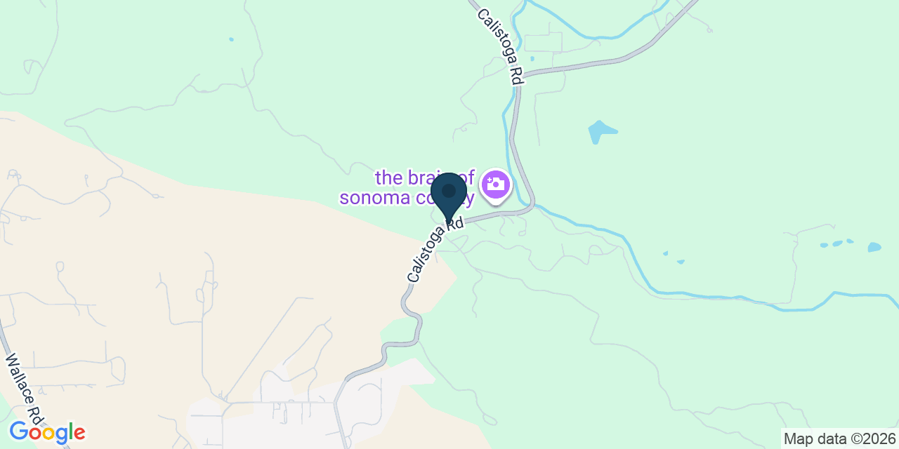 Map showing Sonoma County, CA