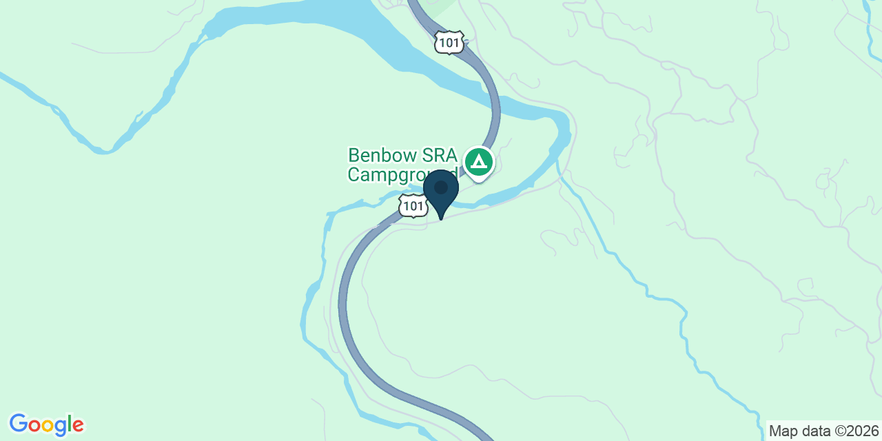 Map showing Humboldt County, CA