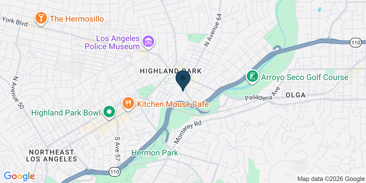 Map showing Los Angeles, Los Angeles County, CA