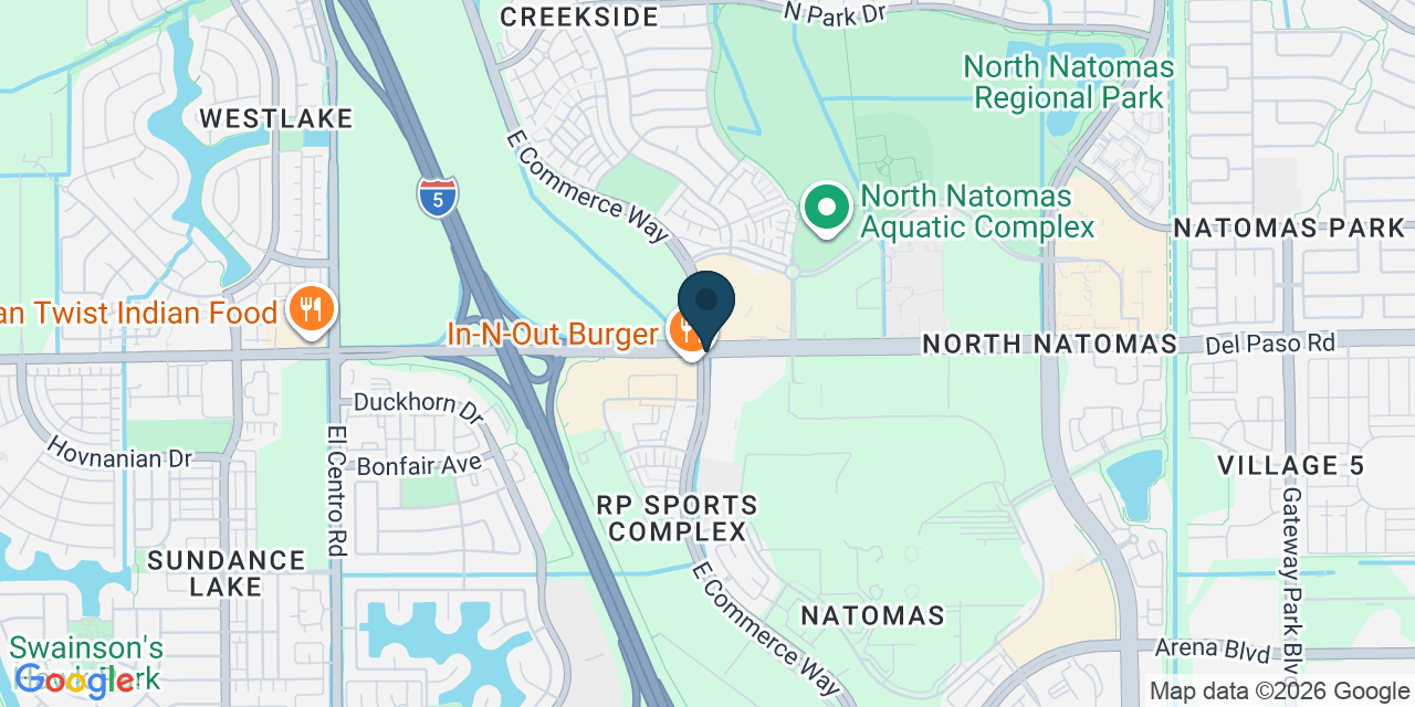 Map showing Sacramento County, CA