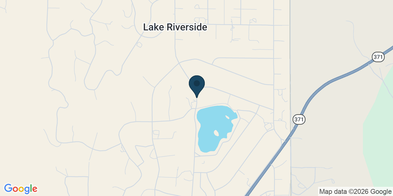 Map showing Lake Riverside, Riverside County, CA