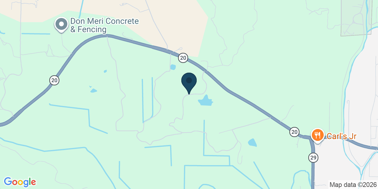 Map showing Lake County, CA